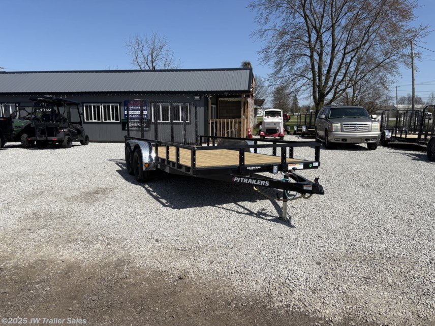 New 2025 PJ Trailers Utility 83x16 TA Stock# 678634 available in Columbia Station, Ohio
