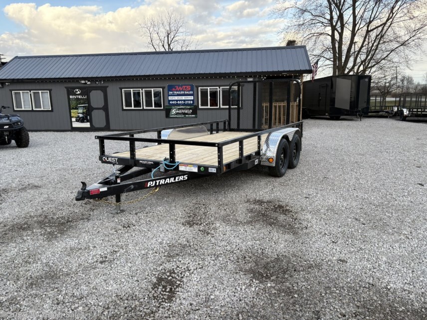 New 2025 PJ Trailers Utility 77x14TA Stock# 678660 available in Columbia Station, Ohio