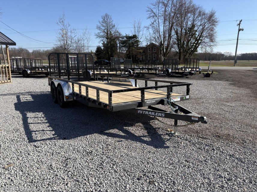 New 2025 PJ Trailers Utility 83X18 TA Stock# 678629 available in Columbia Station, Ohio