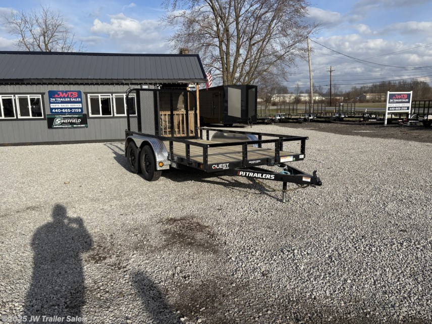 New 2025 PJ Trailers Utility 77x12 TA Stock# 678689 available in Columbia Station, Ohio