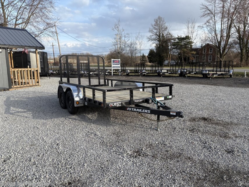 New 2025 PJ Trailers Utility 77x12 TA STOCK#678690 available in Columbia Station, Ohio