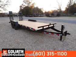 New 2024 Triple Crown 7X20 Flatbed Equipment Trailer 14K LB GVWR available in Hattiesburg, Mississippi