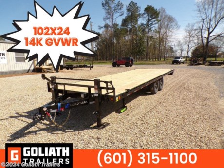 &lt;p&gt;102&quot; x 24&#39; Deck Over Equipment Trailer&lt;/p&gt;
&lt;p&gt;* ST235/80 R16 LRE 10 Ply. &lt;br /&gt;* 6&quot; Channel Frame&lt;br /&gt;* Coupler 2-5/16&quot; Adjustable (6 HOLE)&lt;br /&gt;* Treated Wood Floor&lt;br /&gt;* 2 - 7,000 Lb Dexter Spring Axles (&amp;nbsp; Elec FSA Brakes on both axles)&lt;br /&gt;* REAR Slide-IN Ramps 8&#39; x 16&quot;&lt;br /&gt;* 16&quot; Cross-Members&lt;br /&gt;* Jack Spring Loaded Drop Leg 2-10K&lt;br /&gt;* Lights LED (w/Cold Weather Harness)&lt;br /&gt;* 4 - D-Rings 4&quot; Weld On&lt;br /&gt;* Road Service Program&amp;nbsp;&lt;br /&gt;* 2 - MAX-STEPS (15&quot;)&lt;br /&gt;* Spare Tire Mount&lt;br /&gt;* Black (w/Primer)&lt;br /&gt;DK0224072&lt;/p&gt;
&lt;p&gt;&amp;nbsp;&lt;/p&gt;
&lt;ul style=&quot;box-sizing: border-box; padding-left: 2rem; margin-top: 0px; margin-bottom: 1rem; font-family: &#39;Titillium Web&#39;, sans-serif; font-size: 18px; text-align: justify;&quot;&gt;
&lt;li style=&quot;box-sizing: border-box;&quot;&gt;
&lt;p class=&quot;MsoNormal&quot; style=&quot;box-sizing: border-box; margin: 0px; padding: 0px; line-height: 1.25;&quot;&gt;If you are interested in this trailer, please contact the Dealership to ensure that this trailer is still available. All Trailers are discounted for Cash or Finance Price. Pricing of trailers on this web site may include options that may have been installed at the Dealership. The prices on the website do not include tax, title, plate and doc fees. Please contact the Dealership for latest pricing. Published price subject to change without notice to correct errors or omissions or in the event of inventory fluctuations. We charge a convenience fee on credit card purchases. Please contact store by email or phone for additional details.&lt;/p&gt;
&lt;p class=&quot;MsoNormal&quot; style=&quot;box-sizing: border-box; margin: 0px; padding: 0px; line-height: 1.25;&quot;&gt;While every effort has been made to ensure display of accurate data, the listings within this web site may not reflect all accurate items. Accessories, color and options may vary. All Inventory listed is subject to prior sale. The trailer photo displayed may be an example only. Trailer Photos may not match exact trailer. Please confirm price with Dealership. See Dealership for details.&lt;/p&gt;
&lt;/li&gt;
&lt;/ul&gt;