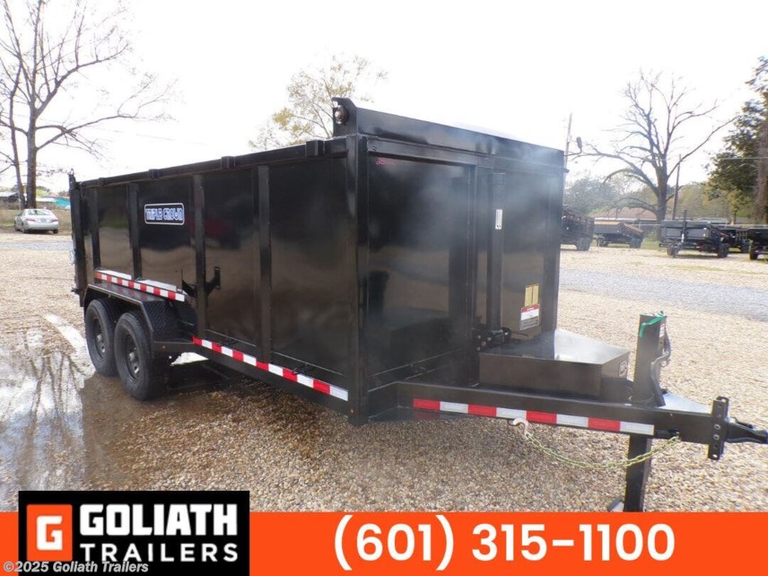 New 2025 Triple Crown 7X16X4 HD Dump Trailer 14K LB GVWR available in Hattiesburg, Mississippi