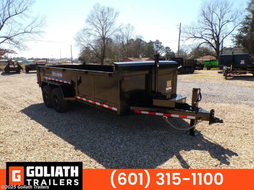 New 2025 Triple Crown 7X16X2 HD Dump Trailer 14K LB GVWR available in Hattiesburg, Mississippi