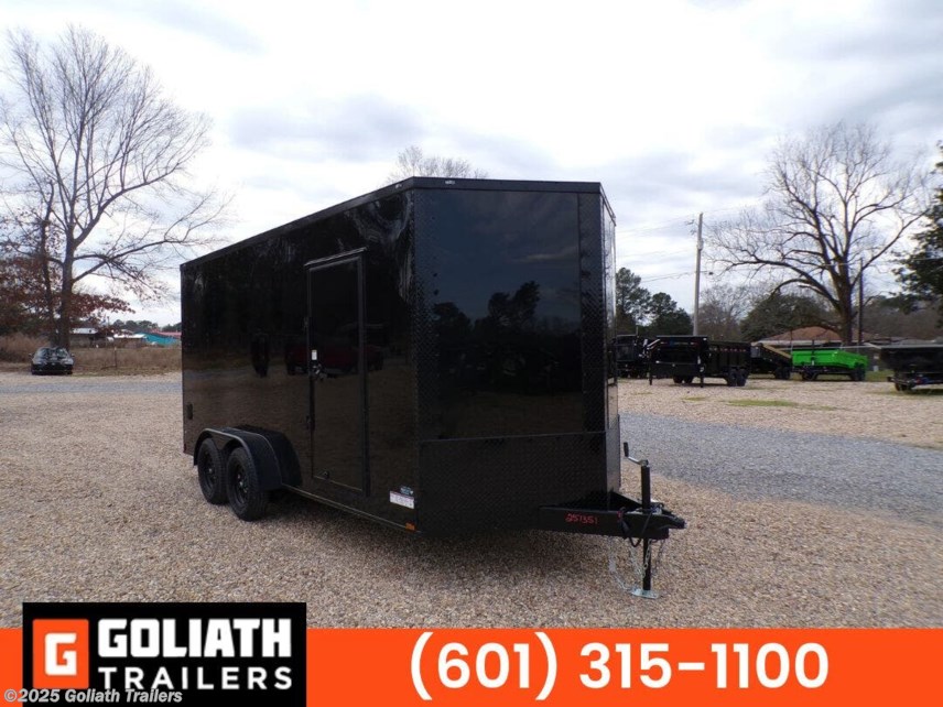 New 2025 Anvil 7X16 Extra Tall Enclosed Cargo Trailer 7K GVWR available in Hattiesburg, Mississippi