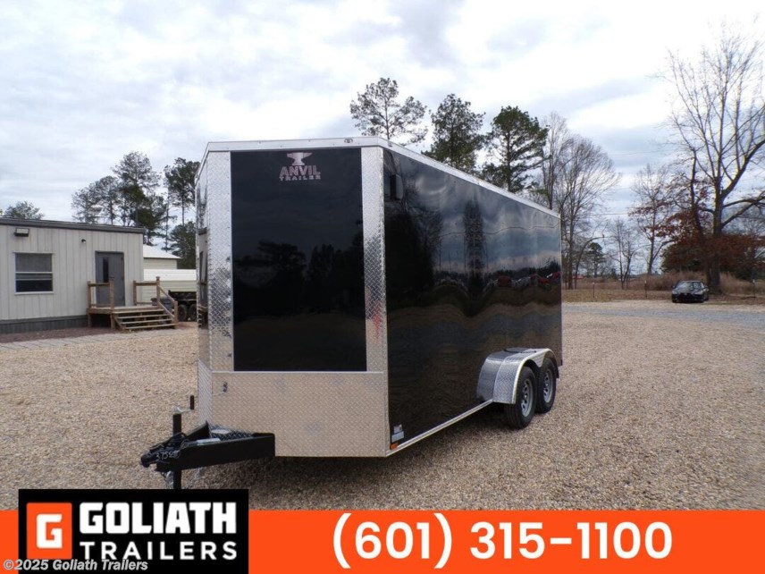 New 2025 Anvil 7X16 Extra Tall Enclosed Cargo Trailer 7K GVWR available in Hattiesburg, Mississippi