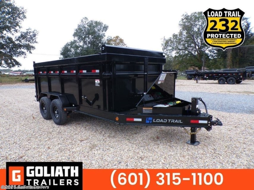 New 2025 Load Trail DL 83X16X4 Telescopic 7GA Floor Dump Trailer 14K GVWR available in Hattiesburg, Mississippi