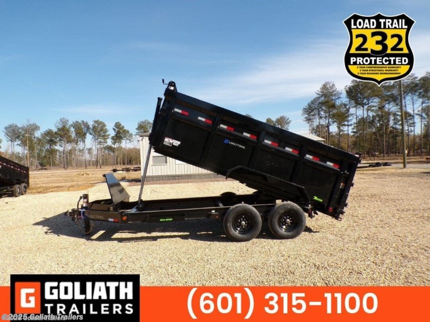 New 2025 Load Trail DL 83X14X4 Telescopic 7GA Floor Dump Trailer 14K GVWR available in Hattiesburg, Mississippi