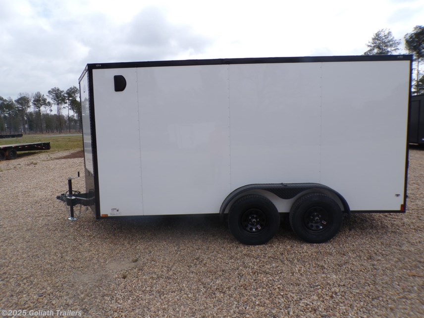 New 2025 Anvil 7X14 Extra Tall Blackout Enclosed Cargo Trailer 7K available in Hattiesburg, Mississippi