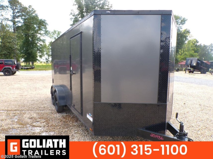New 2025 Anvil 7X16 Extra Tall Enclosed Cargo Trailer 7K GVWR available in Hattiesburg, Mississippi