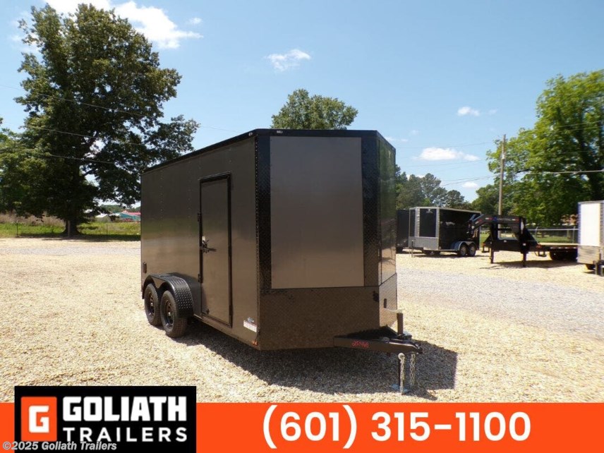New 2025 Anvil 7X14 Extra Tall Blackout Enclosed Cargo Trailer 7K available in Hattiesburg, Mississippi