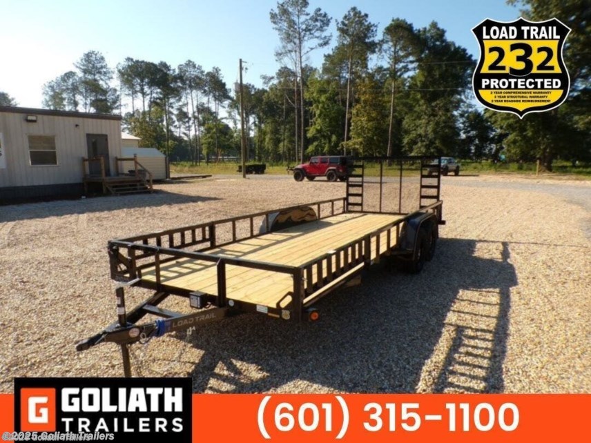 New 2025 Load Trail UE 83X18 Tandem Axle Utility w/Side Load 7K GVWR available in Hattiesburg, Mississippi