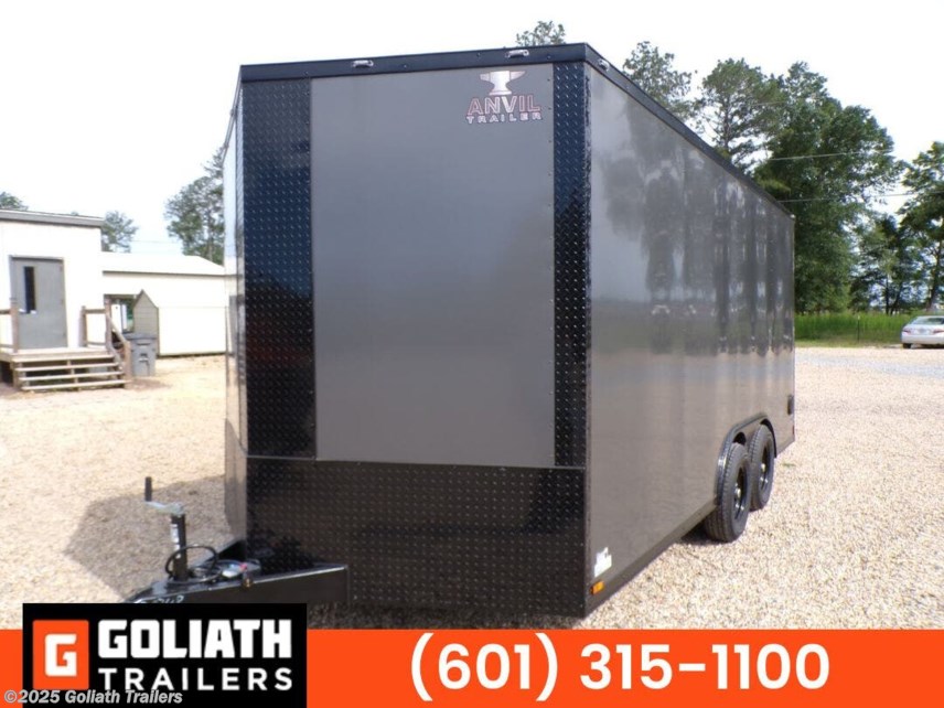 New 2025 Anvil 8.5X16 Extra Tall Enclosed Cargo Trailer 9990 GVWR available in Hattiesburg, Mississippi