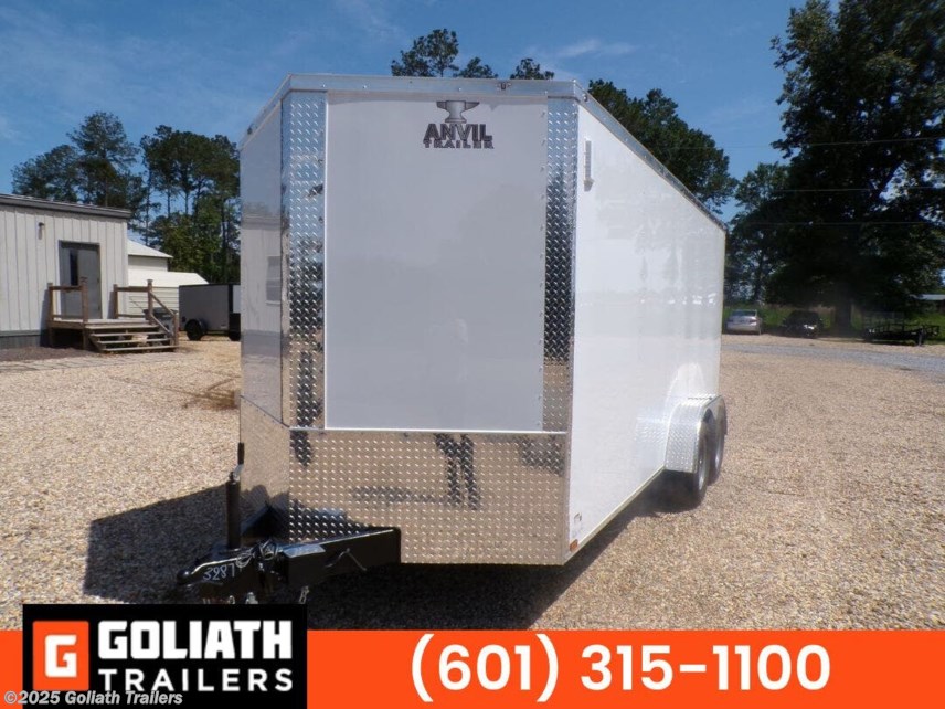 New 2025 Anvil 7X16 Extra Tall Enclosed Cargo Trailer 7K GVWR available in Hattiesburg, Mississippi