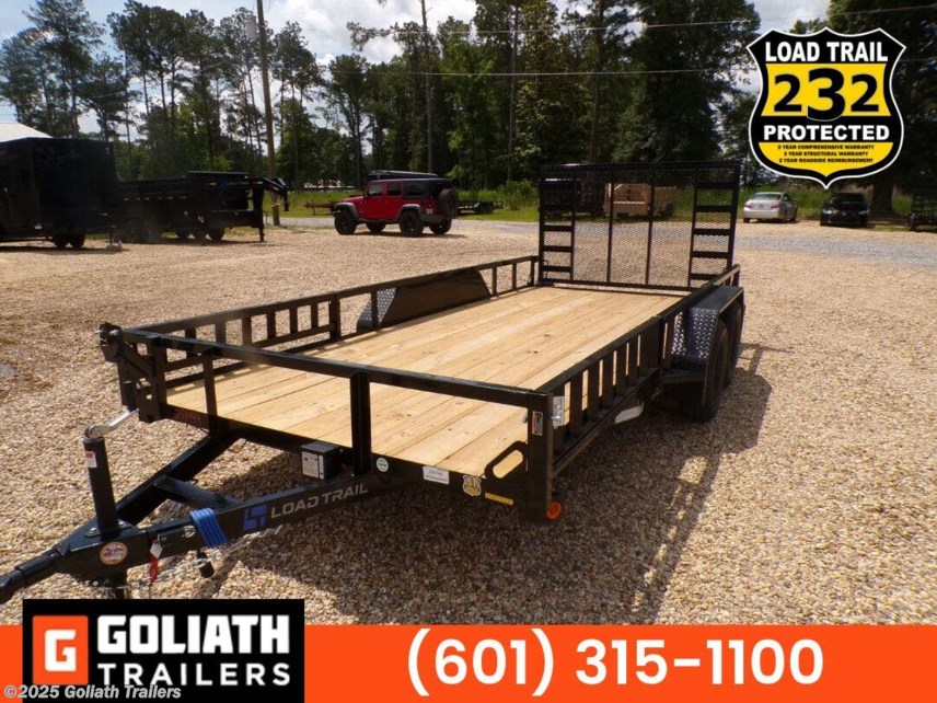 New 2025 Load Trail UE 83X16 Utility Trailer w/Side Rail Ramps 7K GVWR available in Hattiesburg, Mississippi