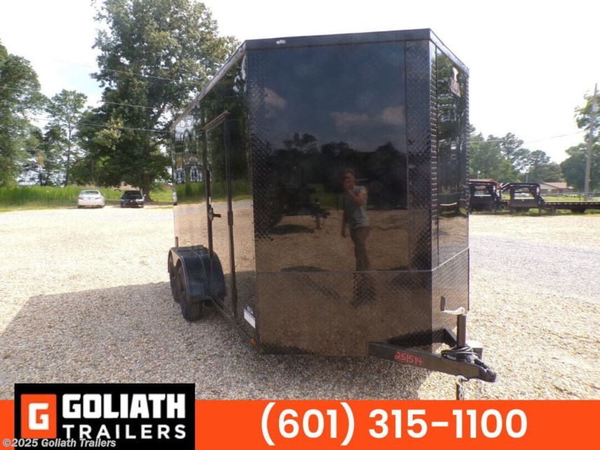 New 2025 Anvil 7X14 Extra Tall Blackout Enclosed Cargo Trailer 7K available in Hattiesburg, Mississippi