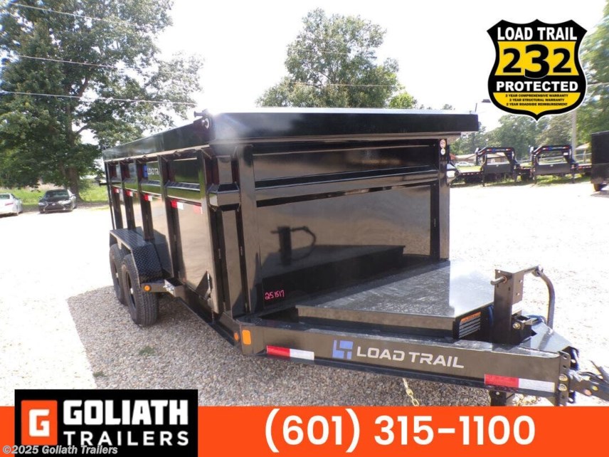 New 2025 Load Trail DL 83X14X4 Low Pro Dump Trailer 14K GVWR available in Hattiesburg, Mississippi