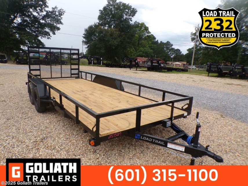 New 2025 Load Trail UE 83X18 Tandem Axle Utility Trailer 7K GVWR available in Hattiesburg, Mississippi