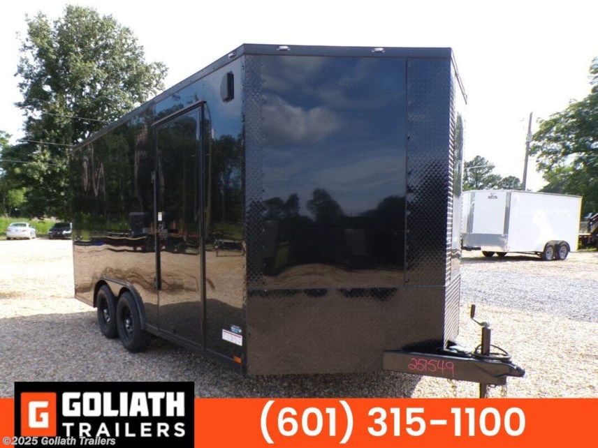 New 2025 Anvil 8.5X16 Extra Tall Enclosed Cargo Trailer 9990 GVWR available in Hattiesburg, Mississippi