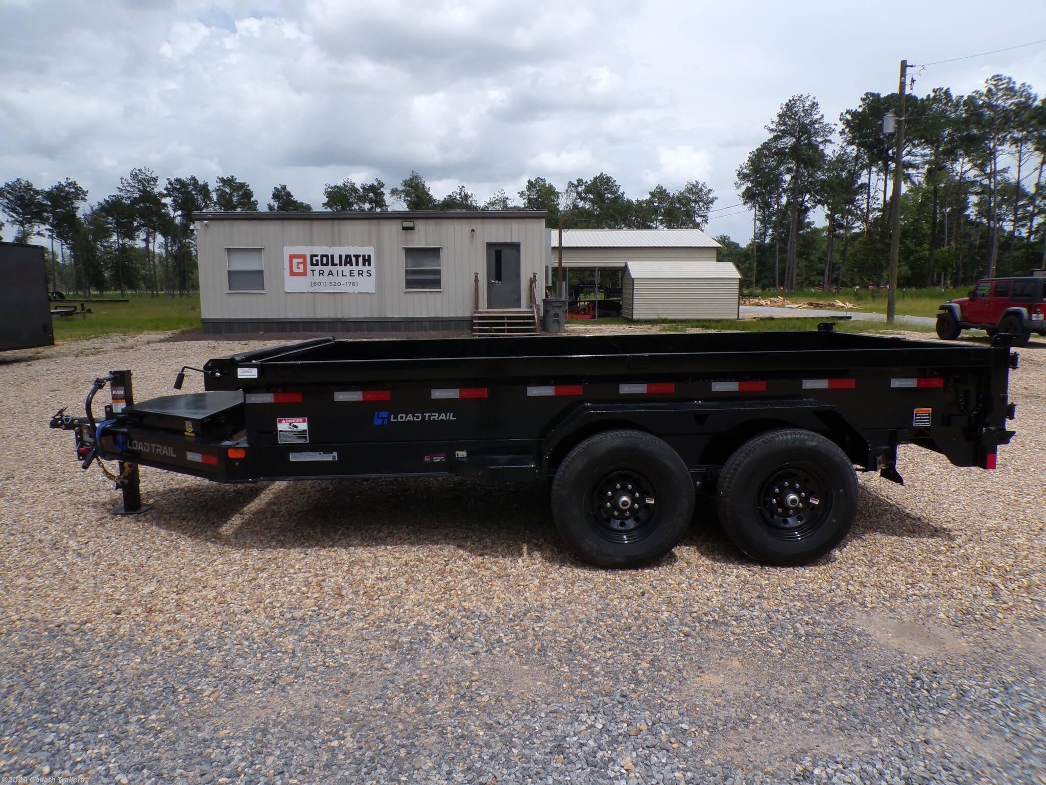 New 2025 Load Trail 83X14X18&quot; DE Series Dump Trailer 14K GVWR available in Hattiesburg, Mississippi