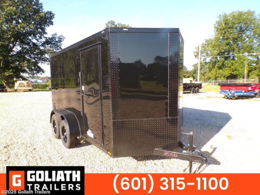 New 2026 Anvil 6X12 Blackout Pkg. Enclosed Cargo Trailer 7K GVWR available in Hattiesburg, Mississippi