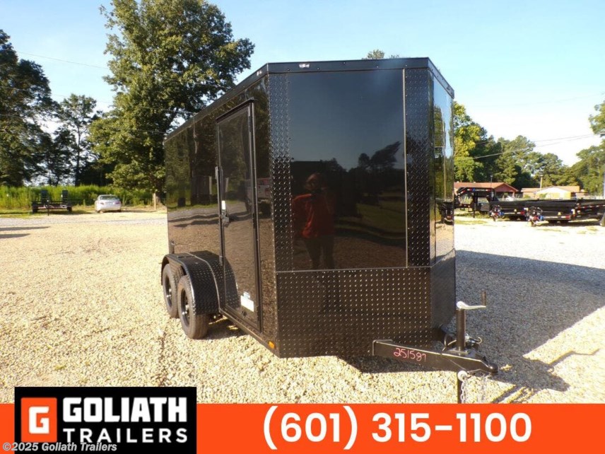 New 2026 Anvil 6X12 Blackout Pkg. Enclosed Cargo Trailer 7K GVWR available in Hattiesburg, Mississippi