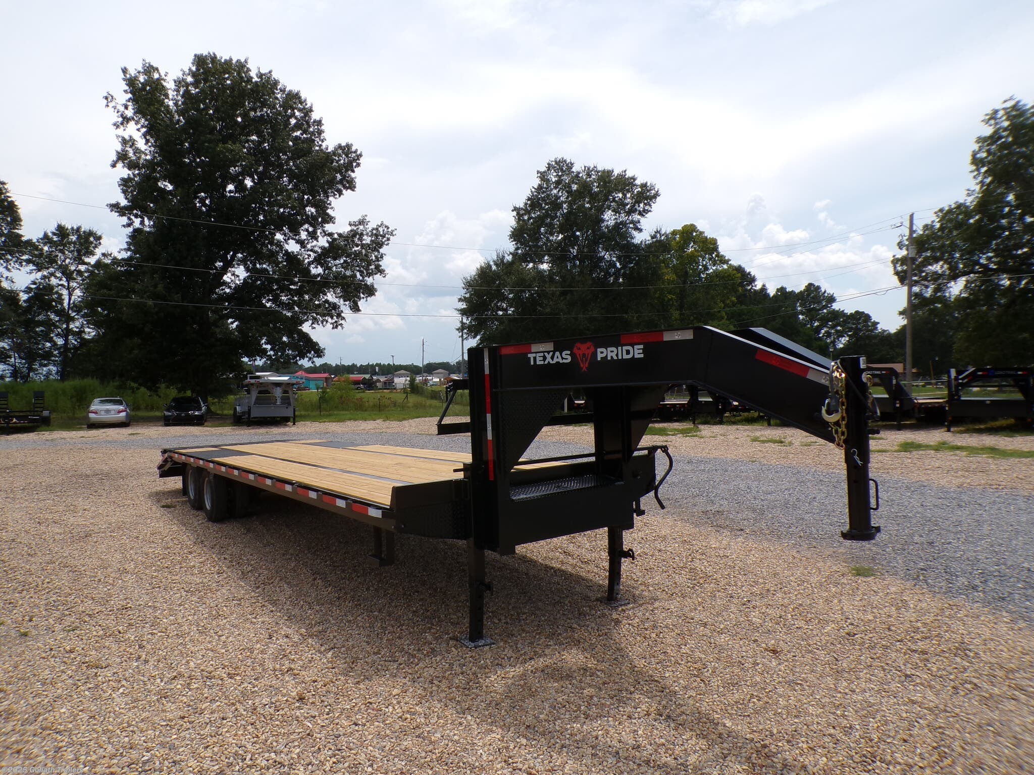 2025 Texas Pride 102X30 Gooseneck Deckover w/Mammoth Ramps 22K GVWR - New Deckover/Flat Deck Trailer for sale by Goliath Trailers in Hattiesburg, Mississippi