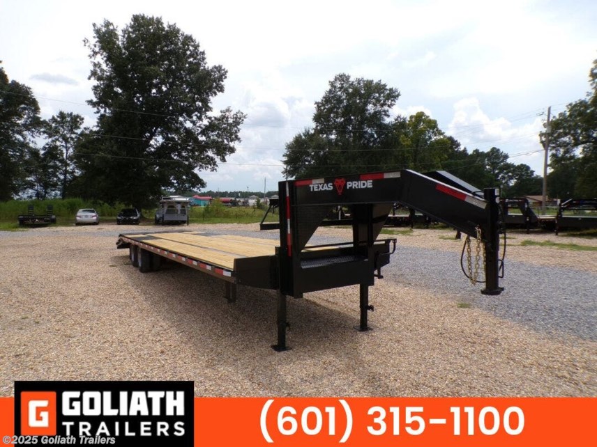New 2025 Texas Pride 102X36 Gooseneck Flatbed w/Mammoth Ramps 26K GVWR available in Hattiesburg, Mississippi