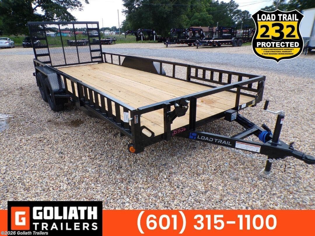 2026 Load Trail UE 83X18 Utility Trailer w/Side Rail Ramps 7K GVWR