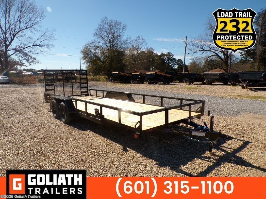ラングロールTAVEL2018 2026 Load Trail UE 83X18 Tandem Axle Utility Trailer 7K GVWR