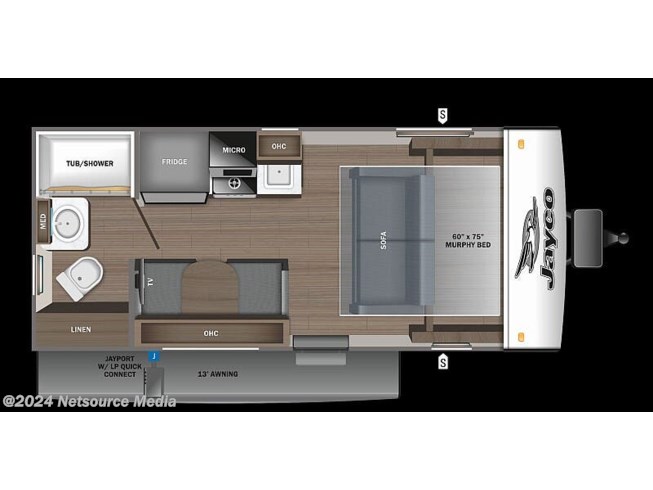 2024 Jayco Jay Feather 173MRB MICRO - New Travel Trailer For Sale by Midway RV in Billings, Montana
