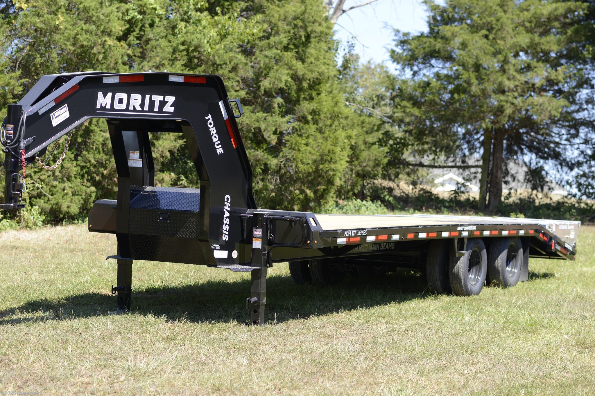 2025 Moritz FDH DT Series 2026 Moritz 25' Gooseneck Deckover 22.9K Trailer
