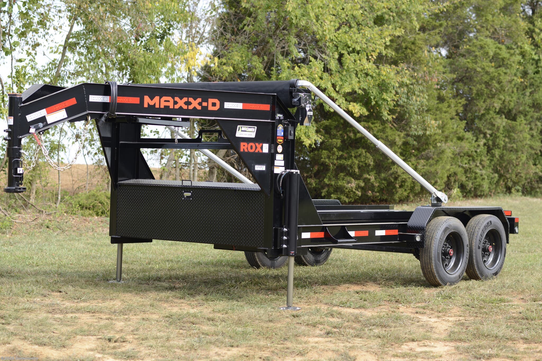 2026 MAXX-D Drop-N-Load 83" x 14' Gooseneck Roll-Off  14K - New Dump Trailer for sale by Duracountry in Irvington, Kentucky