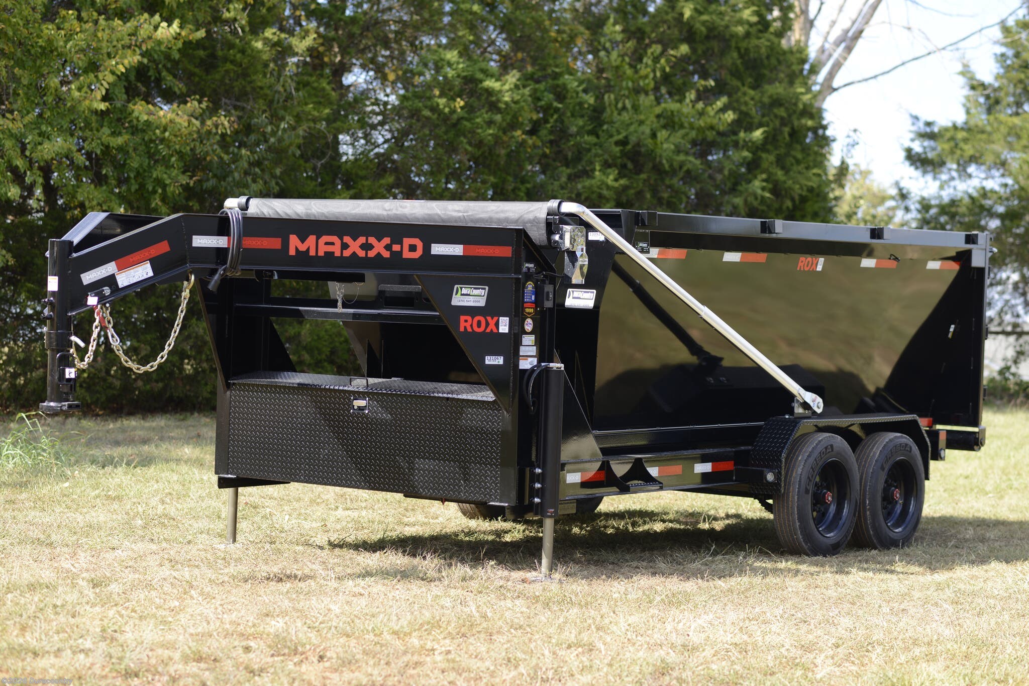 2026 MAXX-D Drop-N-Load 83"x14' Gooseneck Roll-Off 14K Combo Dumpster Pkg