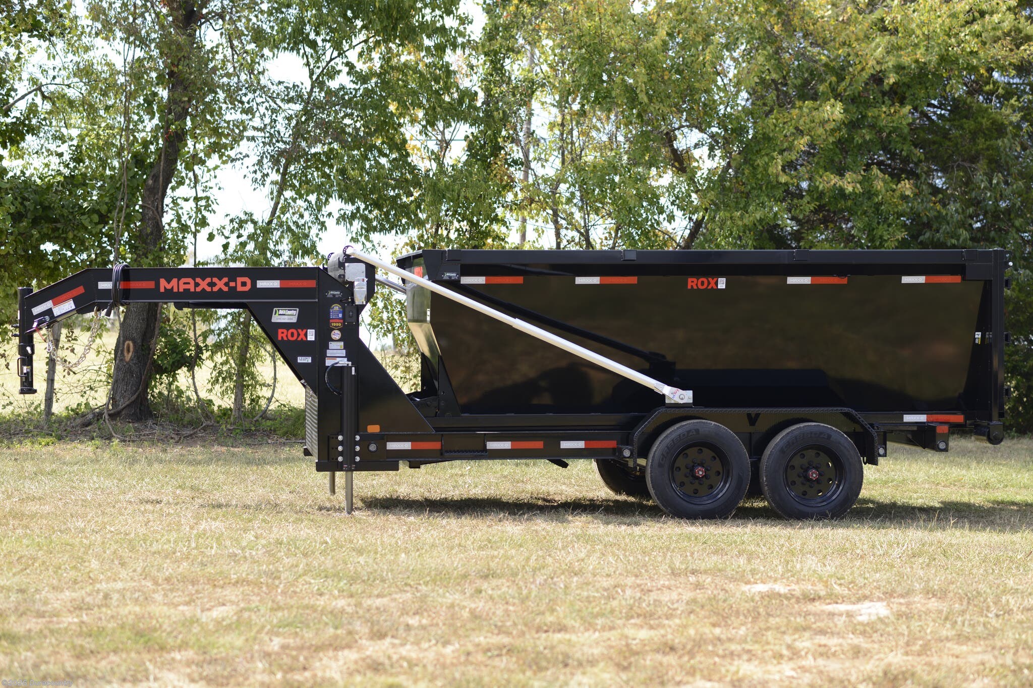 2026 MAXX-D Drop-N-Load 83"x14' Gooseneck Roll-Off 14K Combo Dumpster Pkg - New Dump Trailer for sale by Duracountry in Irvington, Kentucky