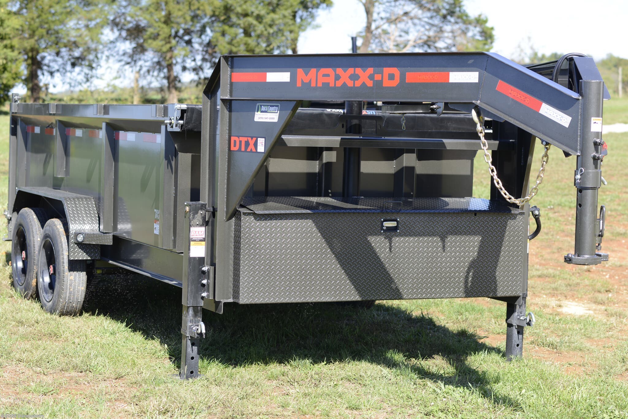 2026 DTX 83" x 14' Telescoping Dump 18K GVWR by MAXX-D from Duracountry in Irvington, Kentucky