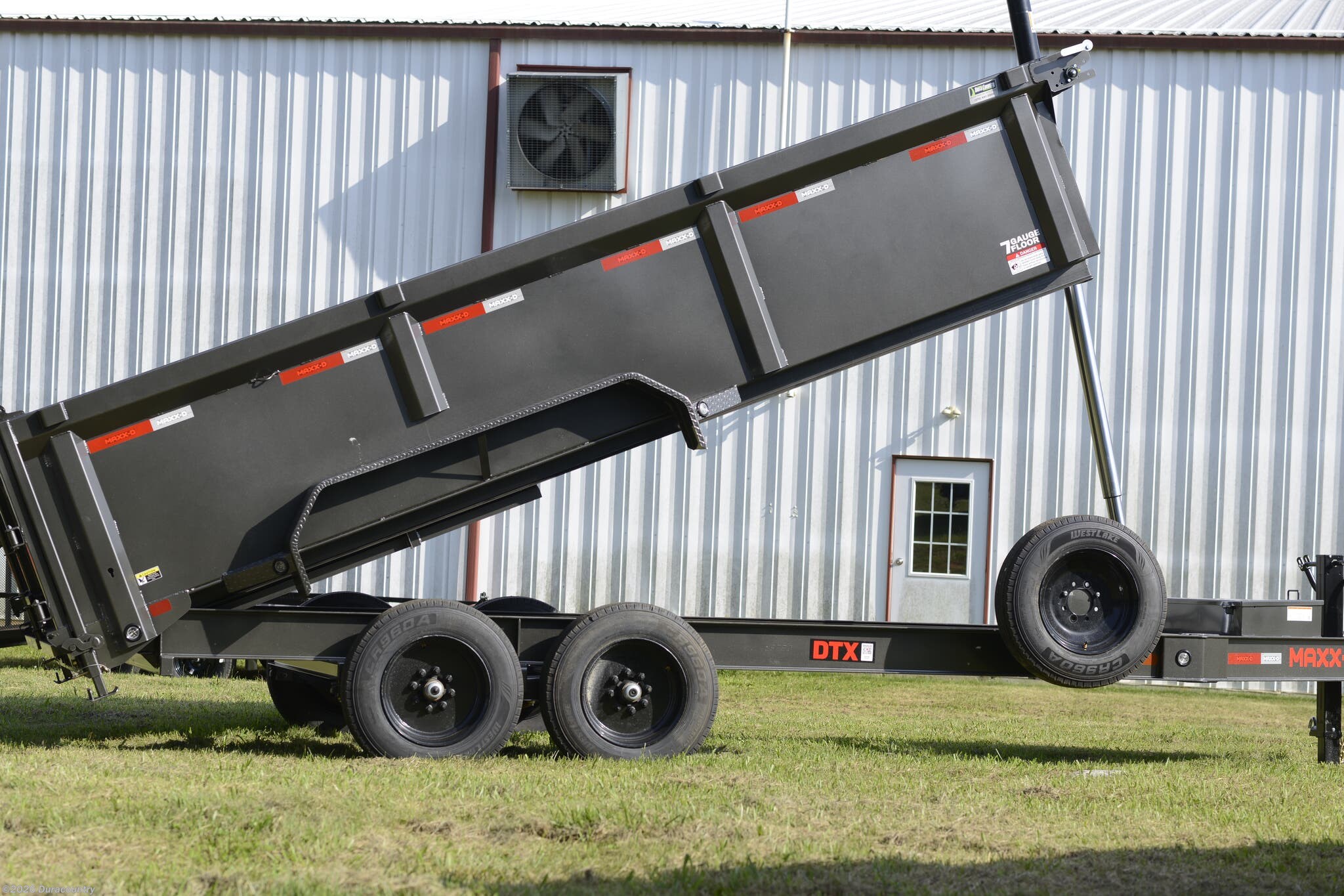 2025 MAXX-D DTX 83" x 16' Telescoping Dump Trailer 17.5K - New Dump Trailer for sale by Duracountry in Irvington, Kentucky