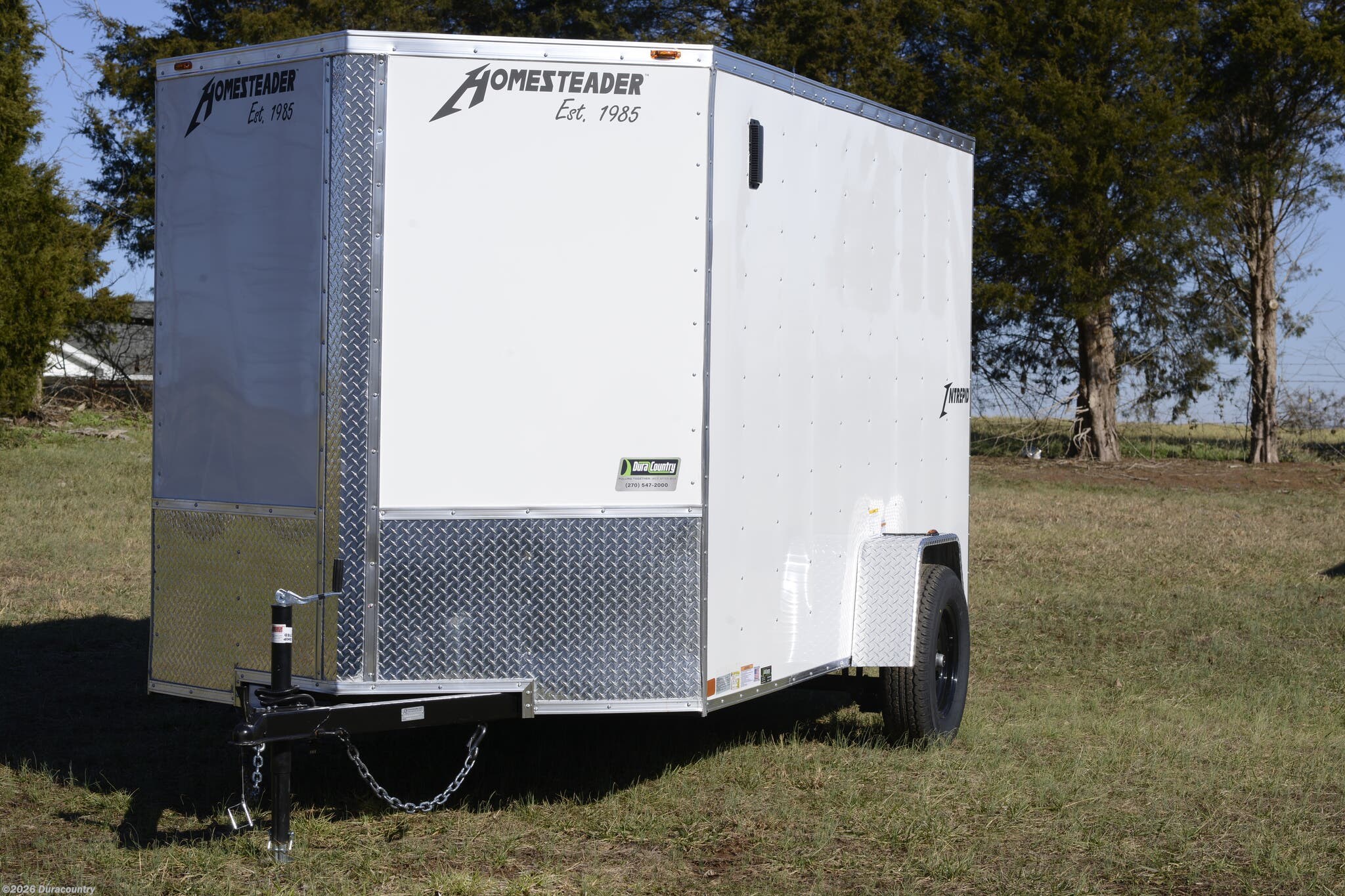 2026 Homesteader Intrepid 612 IS  6' x 12' Single Axle Cargo Trailer 3.5K