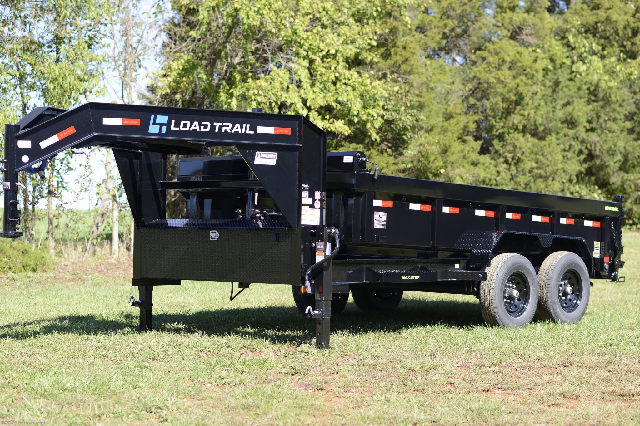 2026 DG 83" x 14' Tandem Axle Gooseneck Low-Pro Dump Trail by Load Trail from Duracountry in Irvington, Kentucky