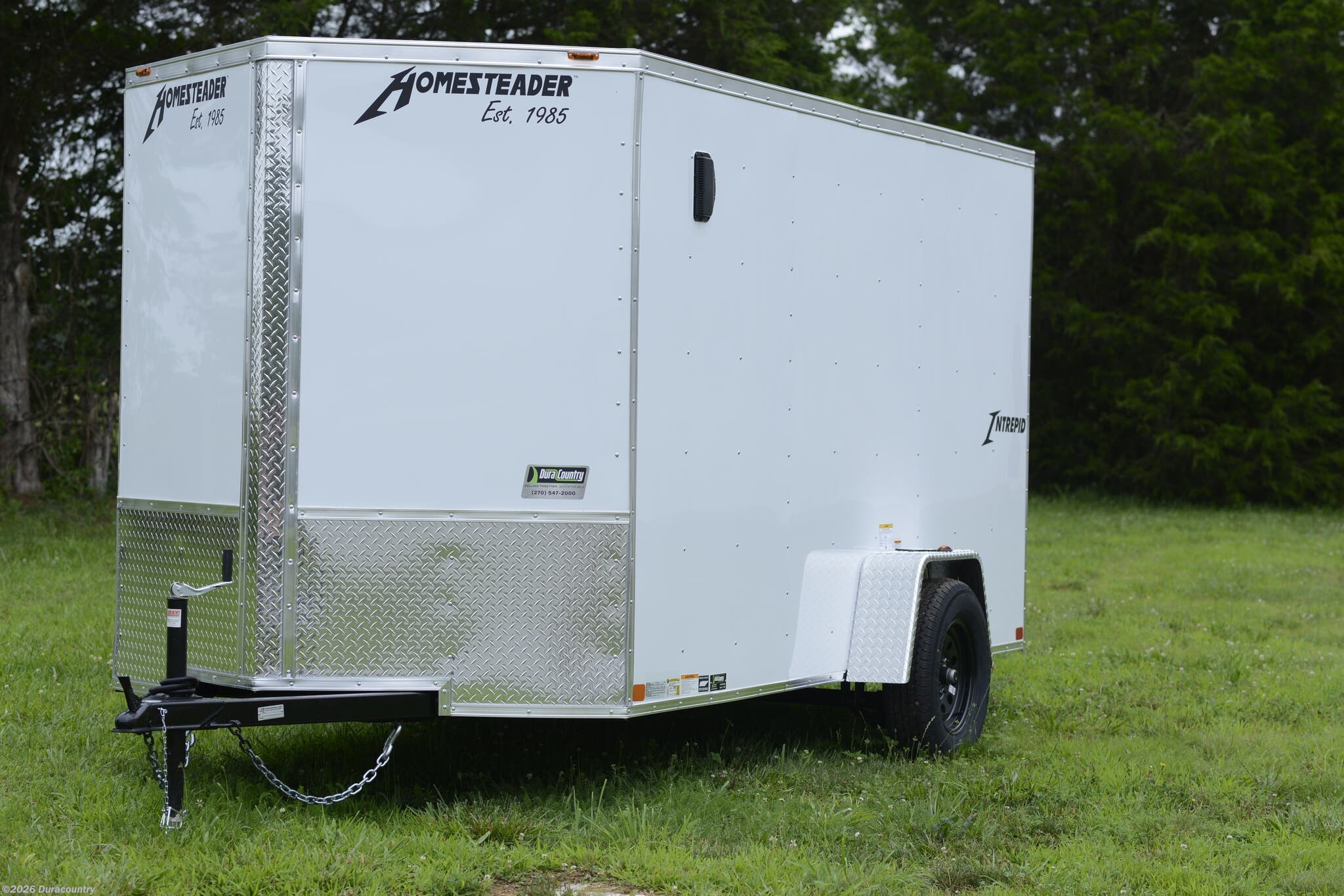 2027 Homesteader Intrepid 612 IS  6' x 12' Single Axle Cargo Trailer 3.5K