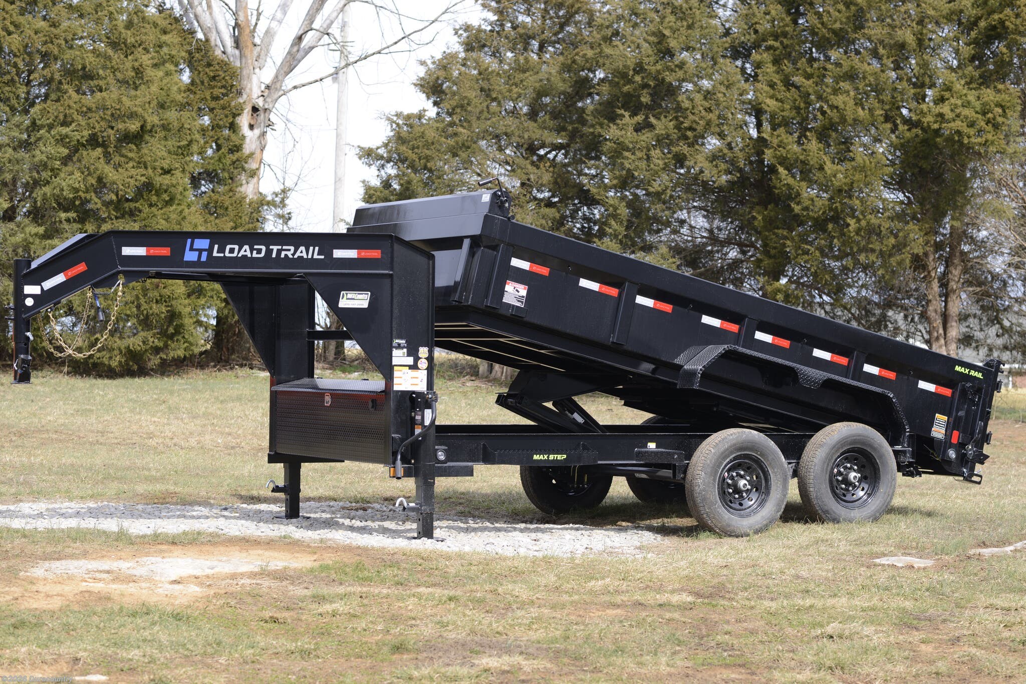 2026 DG 83" x 14' Tandem Axle Gooseneck Low-Pro Dump 14K by Load Trail from Duracountry in Irvington, Kentucky