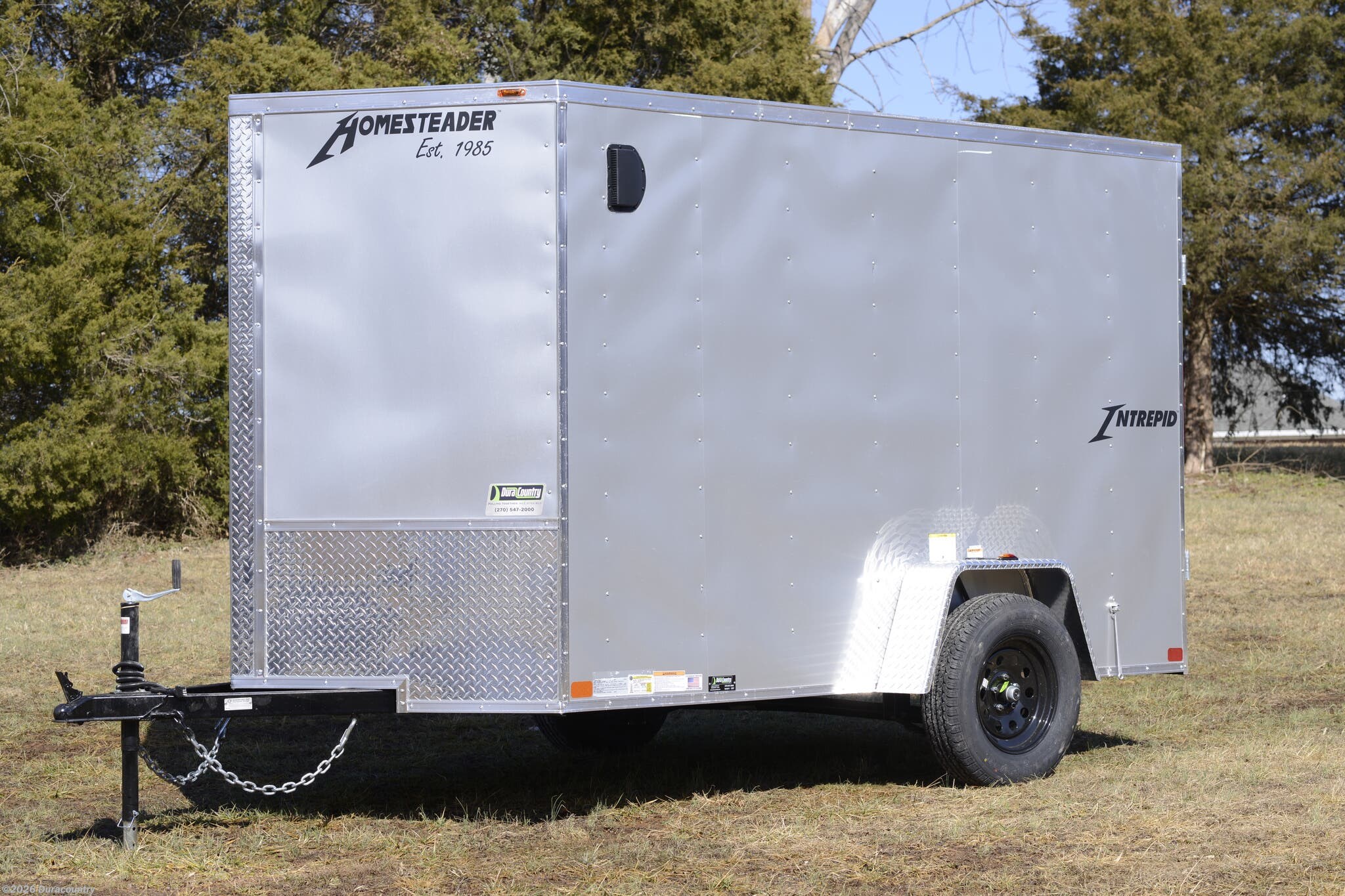 2026 Homesteader Intrepid 610IS 72" x 10' IS Single Axle Cargo Trailer 3.5K