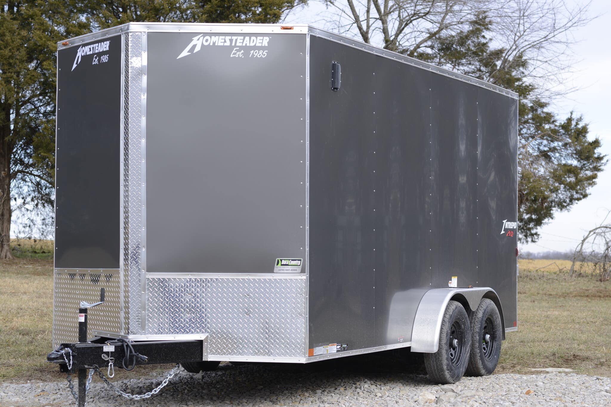 2026 Homesteader Intrepid 716 IH 7' x 16' Tandem Axle Cargo Trailer 7K