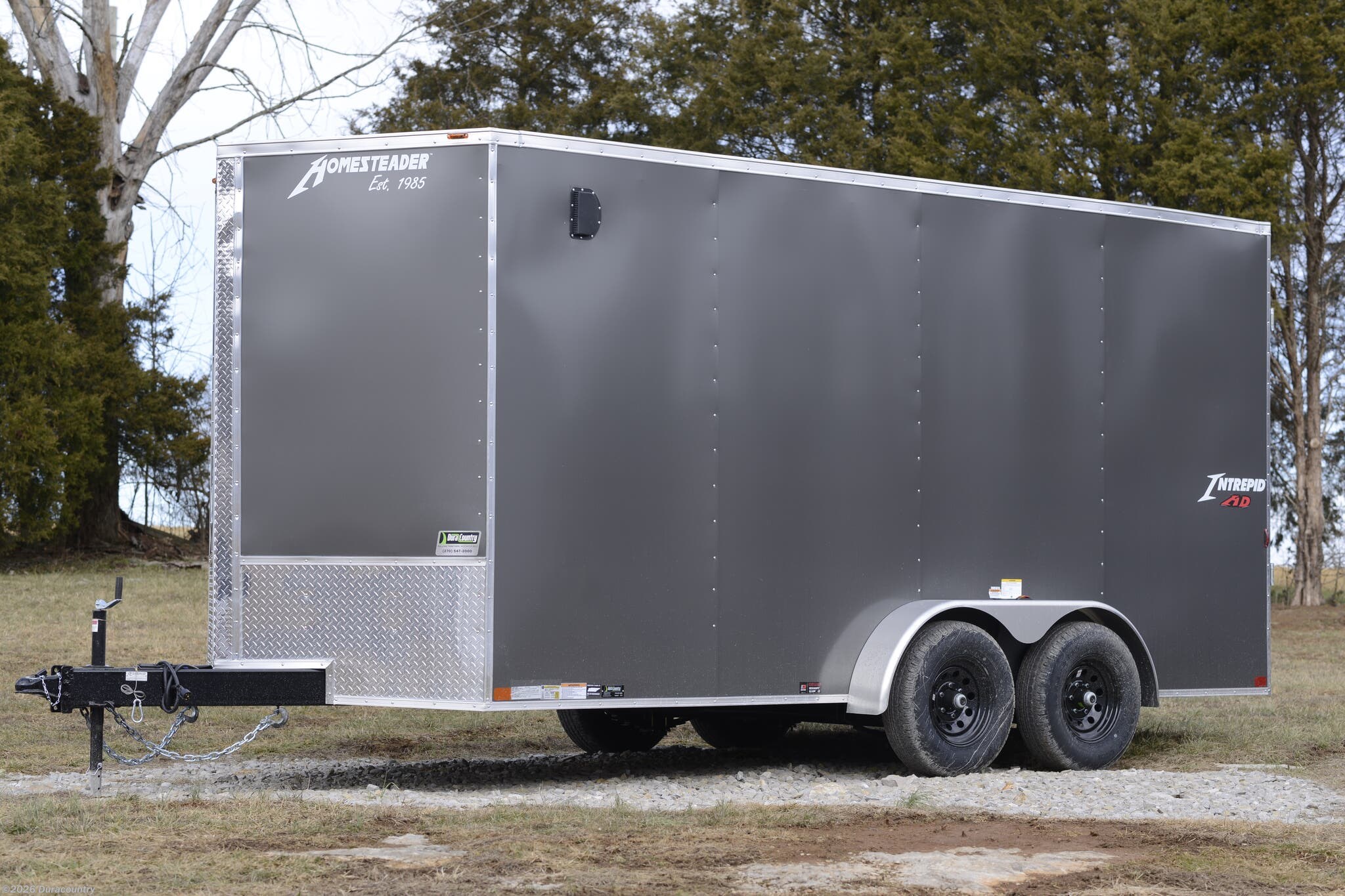 2026 Intrepid 716 IH 7' x 16' Tandem Axle Cargo Trailer 7K by Homesteader from Duracountry in Irvington, Kentucky