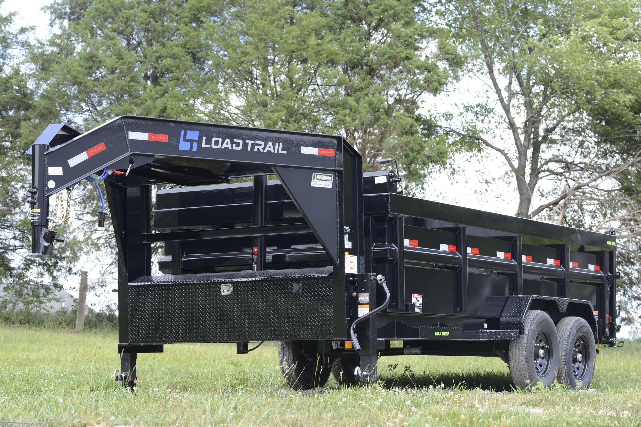 2026 DG 83" x 16' Tandem Axle Gooseneck Low-Pro Dump 14K by Load Trail from Duracountry in Irvington, Kentucky