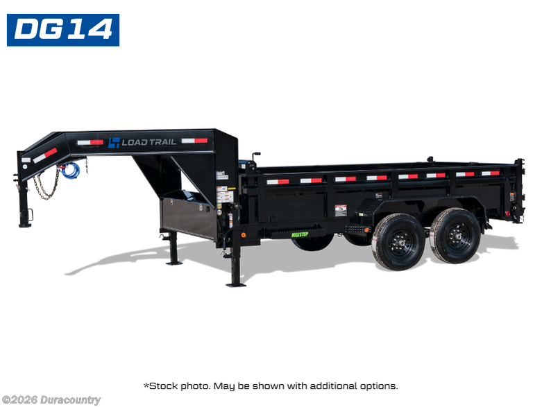 2026 Load Trail DG 83" x 14' Tandem Axle Gooseneck Low-Pro Dump Trail