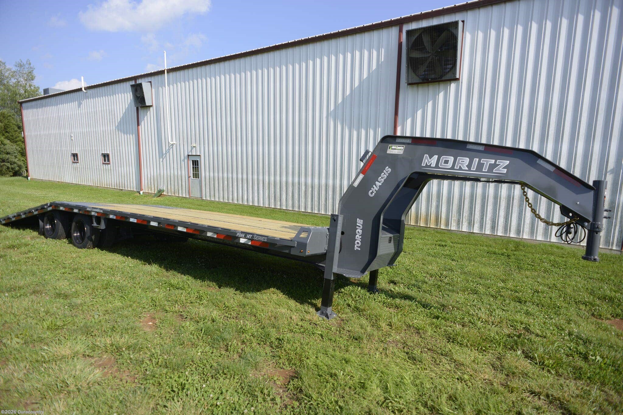 2026 Moritz 102" x 32' Gooseneck Hyd. Dovetail Deckover 25.9K - New Deckover/Flat Deck Trailer for sale by Duracountry in Irvington, Kentucky