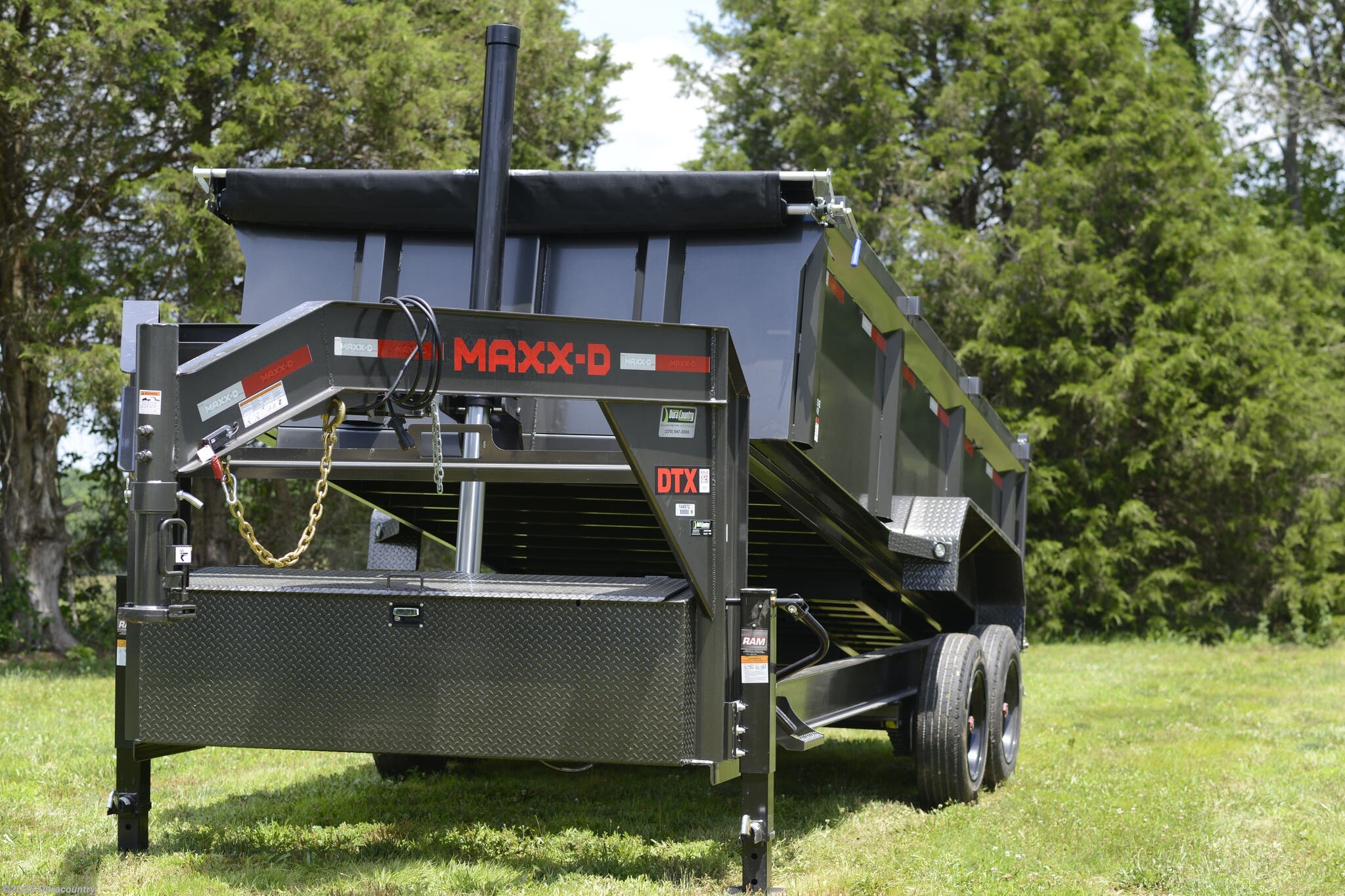 2027 MAXX-D DSX 83" x 16' - 18K Telescoping GN Dump - New Dump Trailer for sale by Duracountry in Irvington, Kentucky