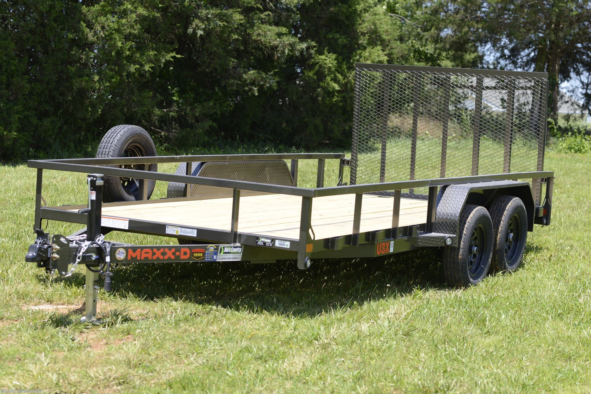 2027 MAXX-D U3X 83" x 16' Tandem Axle Utility Trailer 7K - New Utility Trailer for sale by Duracountry in Irvington, Kentucky